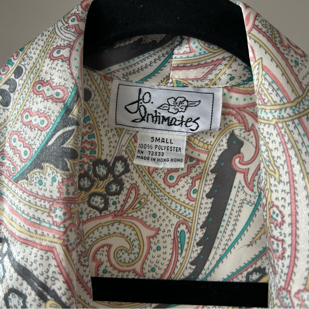 Jo Intimates Paisley Robe - Picture 6 of 7